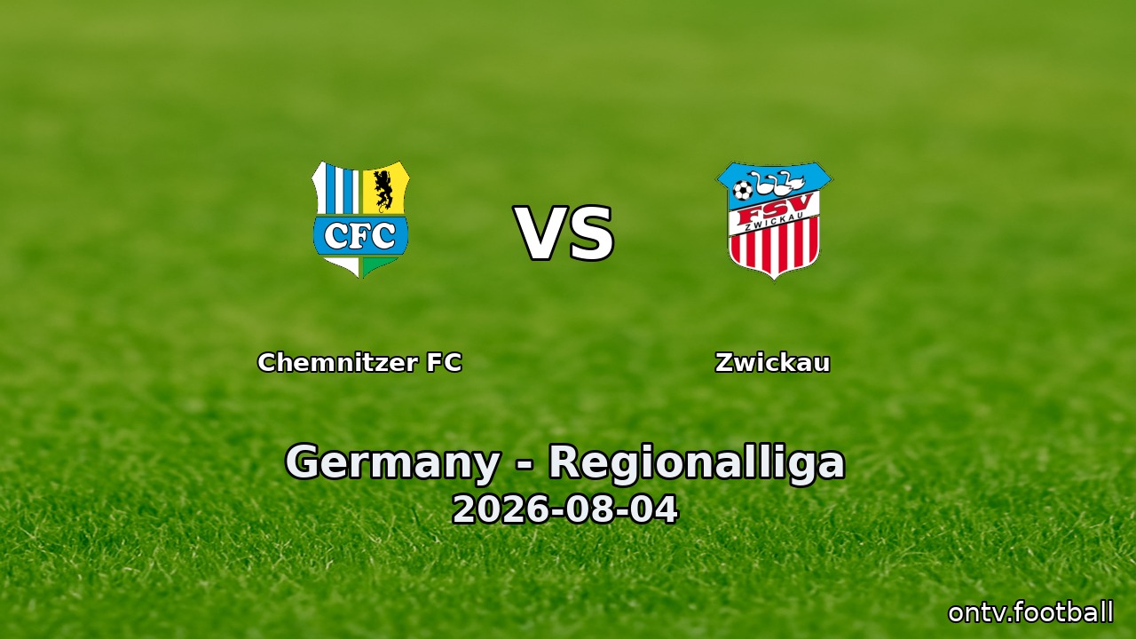 Chemnitzer FC vs Zwickau