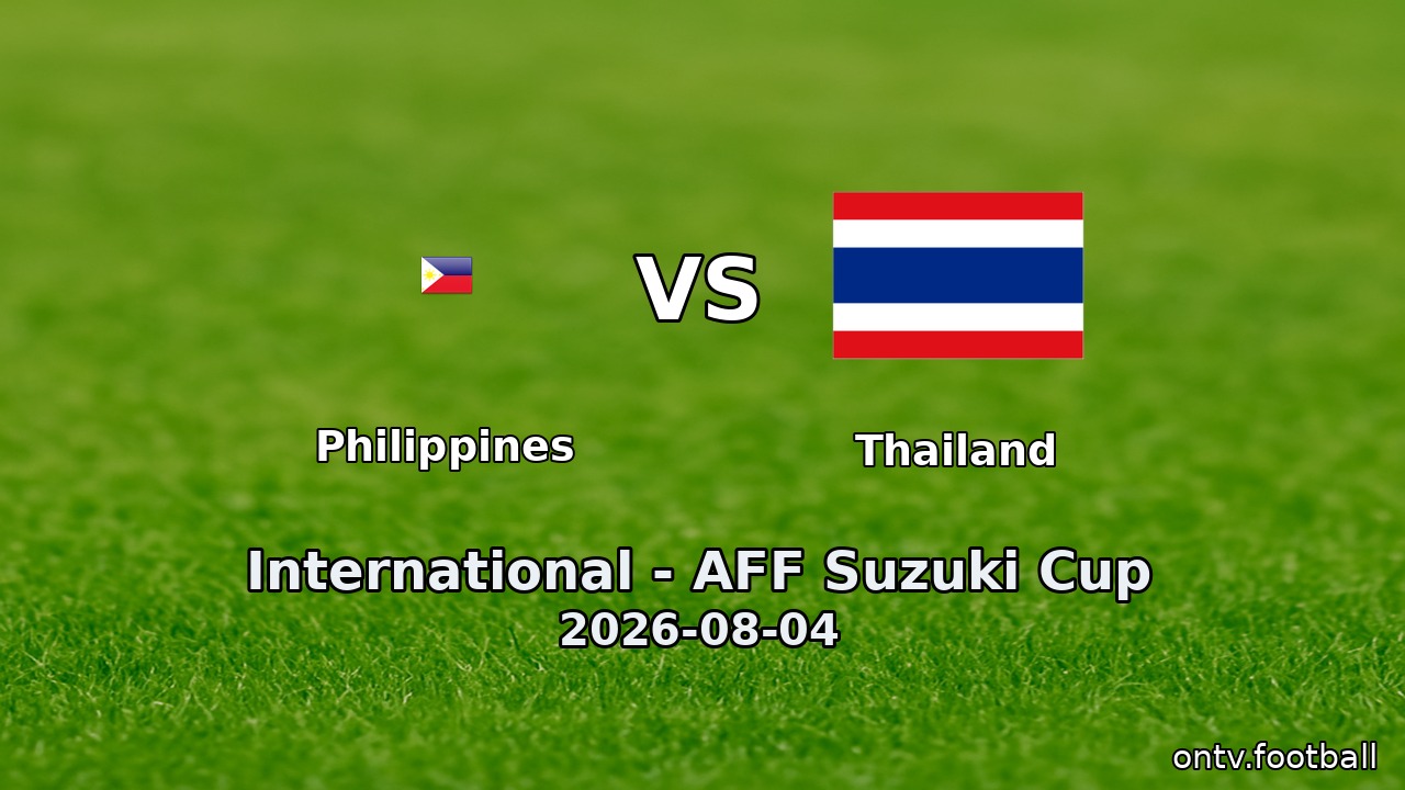 Philippines vs Thailand