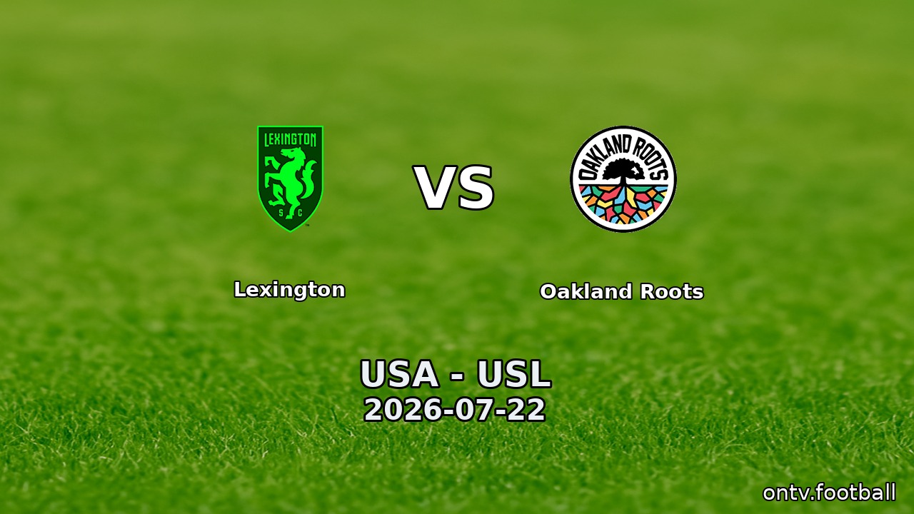 Lexington vs Oakland Roots