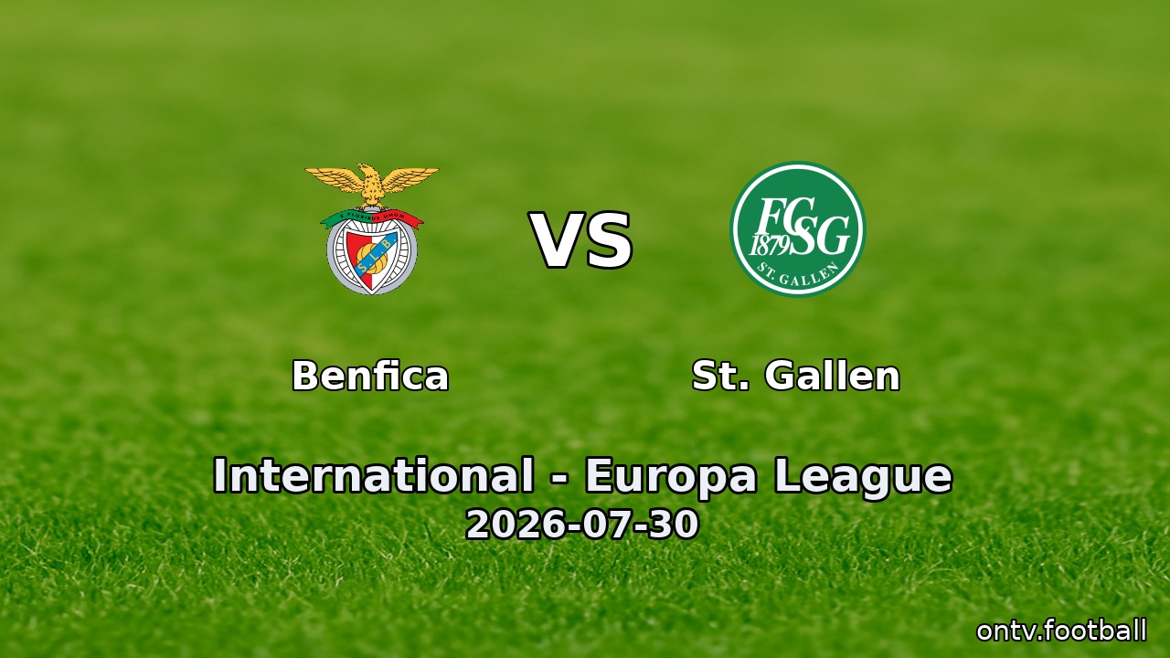 Benfica vs St. Gallen