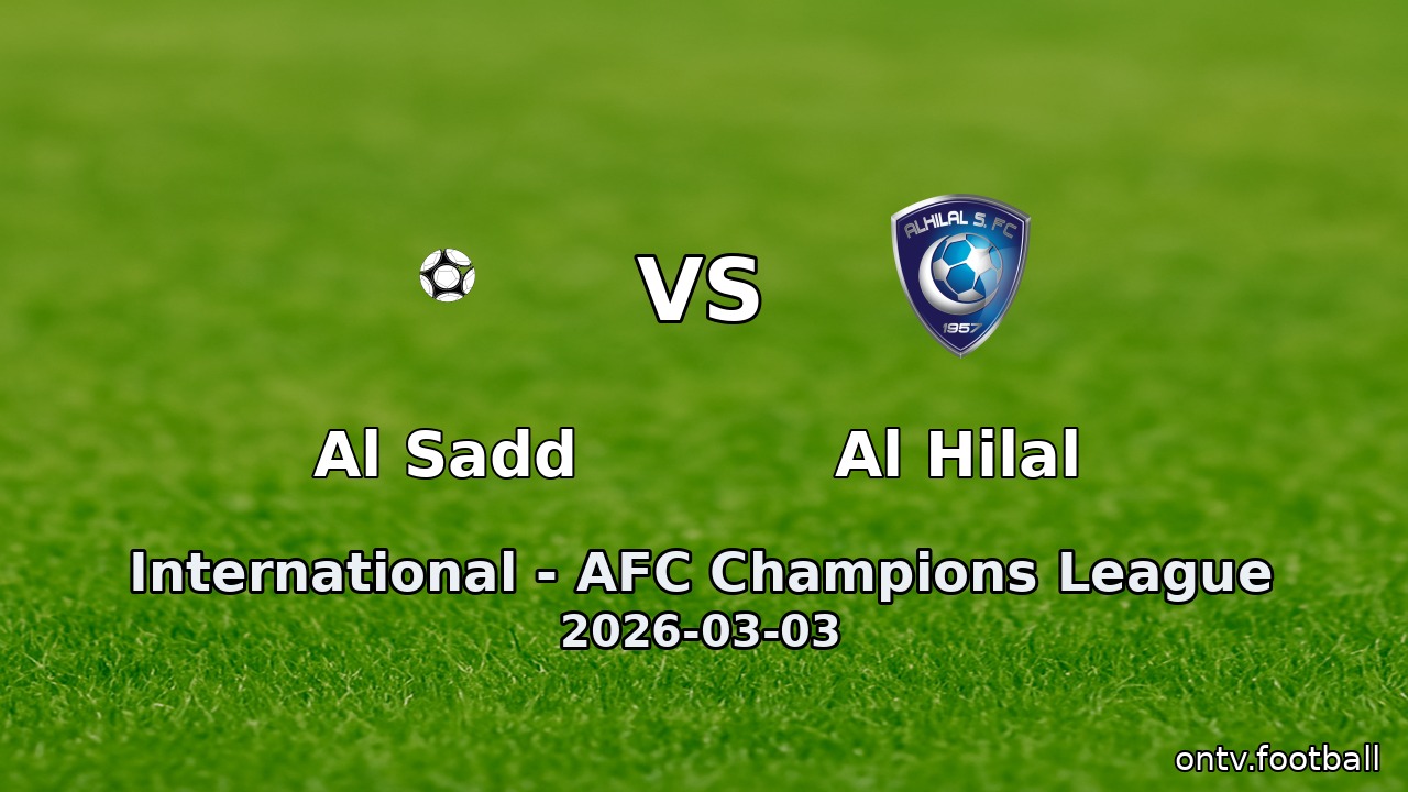 Al Sadd vs Al Hilal