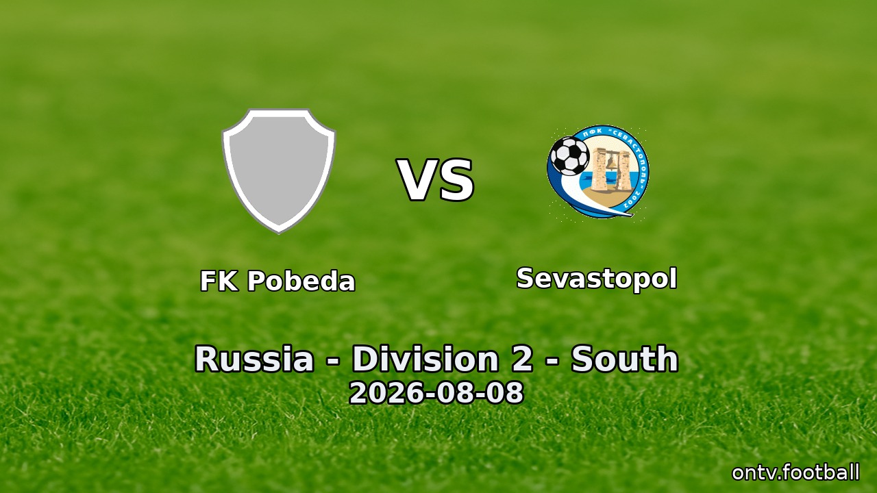 FK Pobeda vs Sevastopol