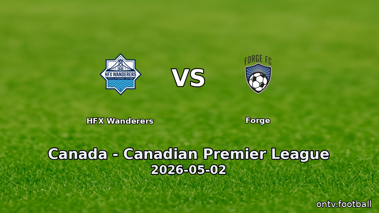 HFX Wanderers vs Forge