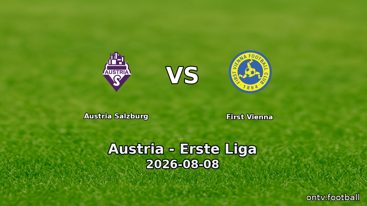 Austria Salzburg vs First Vienna