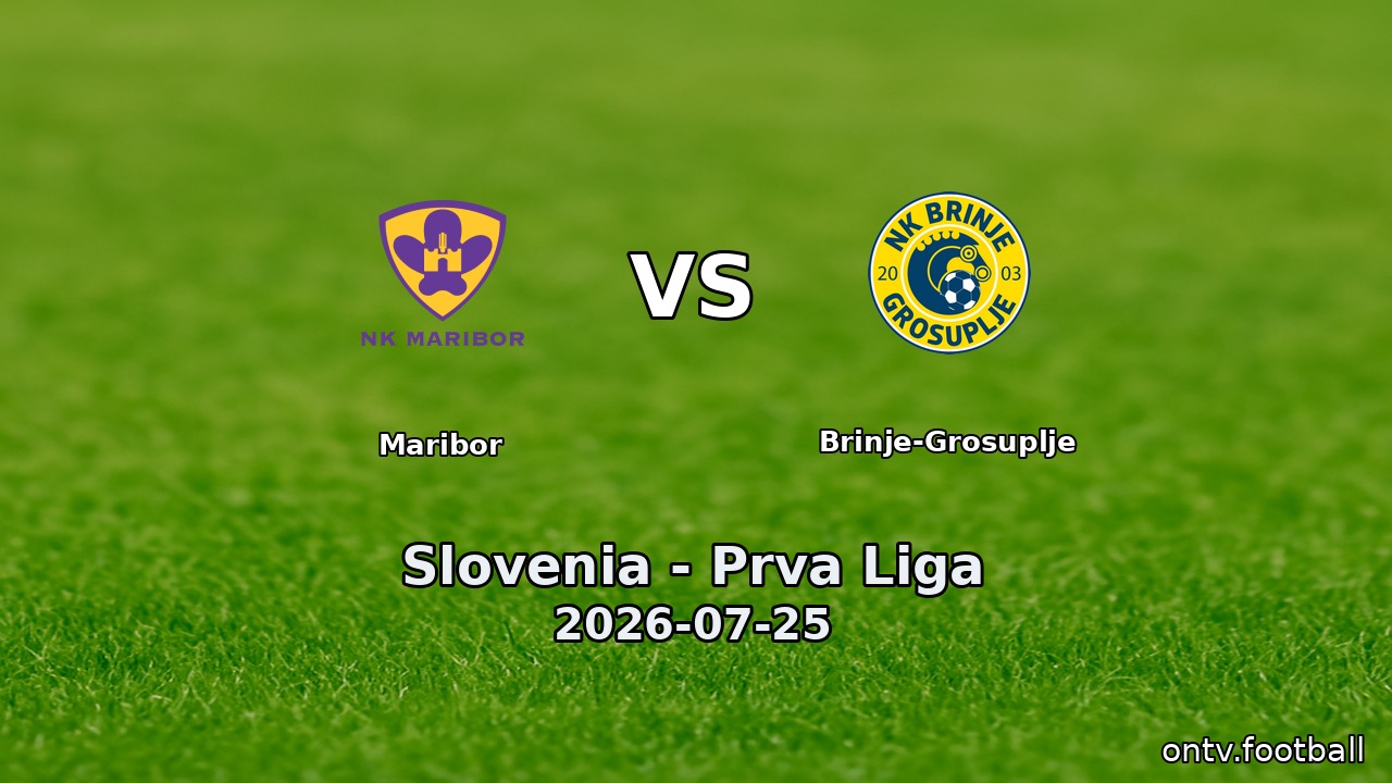 Maribor vs Brinje-Grosuplje