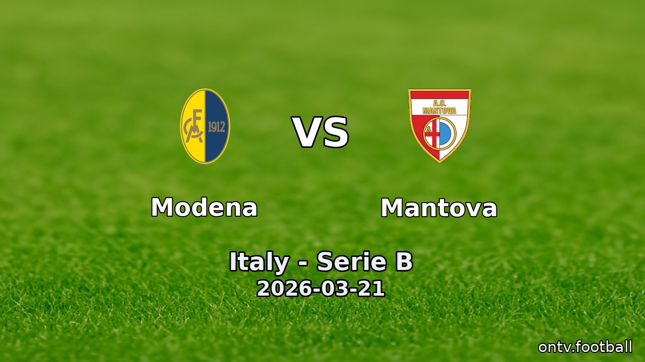 Modena vs Mantova