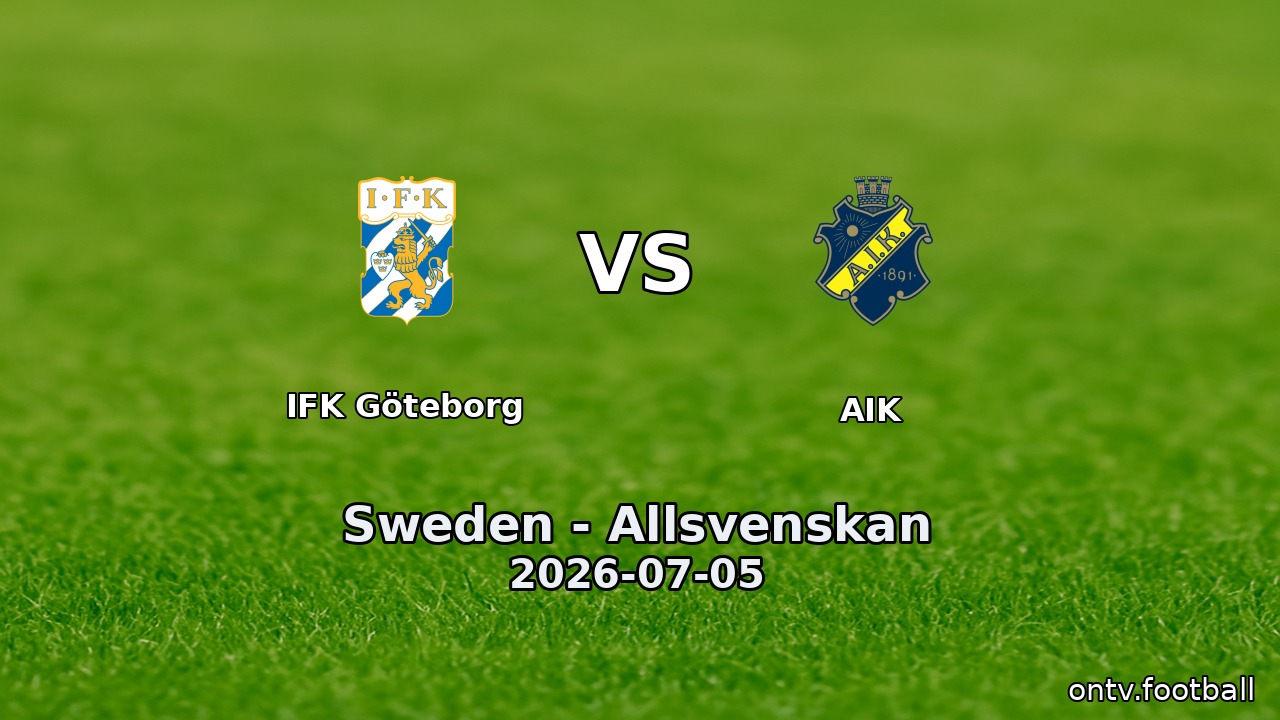 IFK Göteborg vs AIK