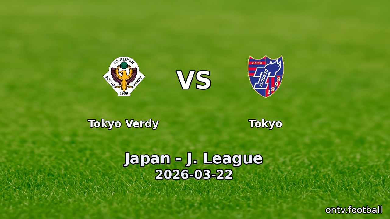 Tokyo Verdy vs Tokyo