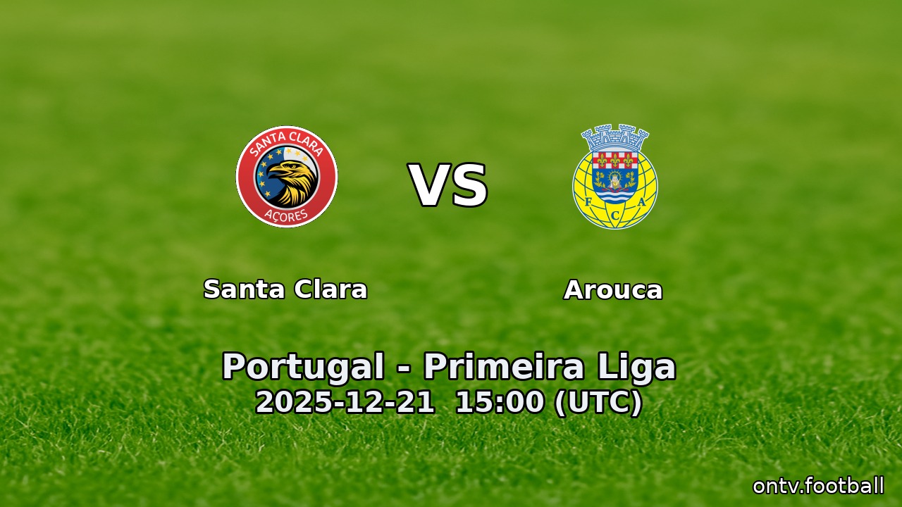 Santa Clara vs Arouca