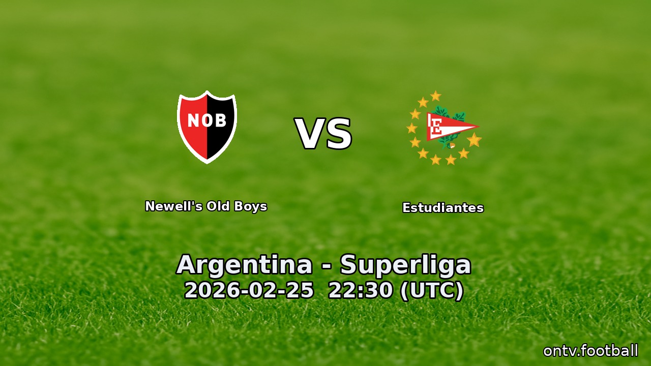 Newell's Old Boys vs Estudiantes