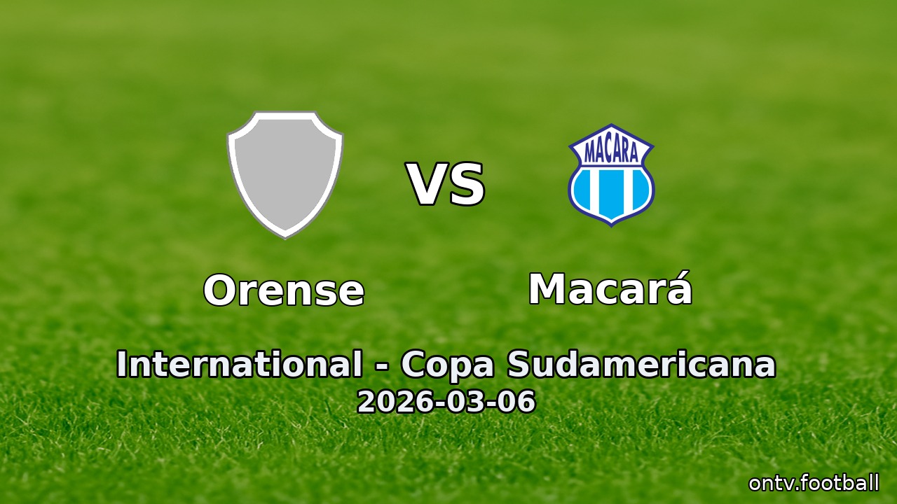 Orense vs Macará