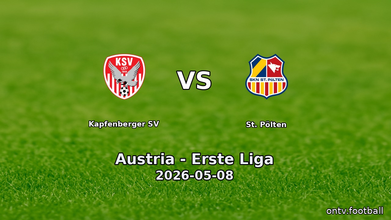 Kapfenberger SV vs St. Pölten
