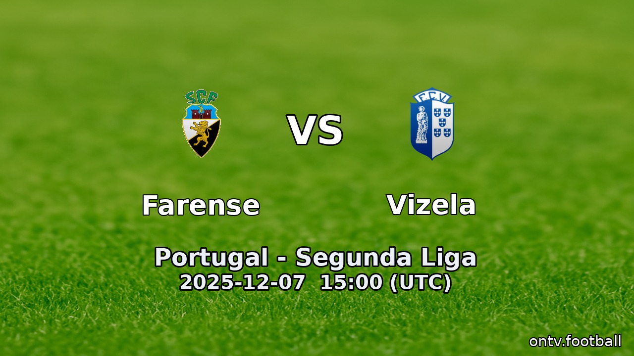 Farense vs Vizela