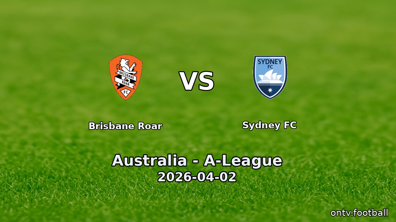 Brisbane Roar vs Sydney FC