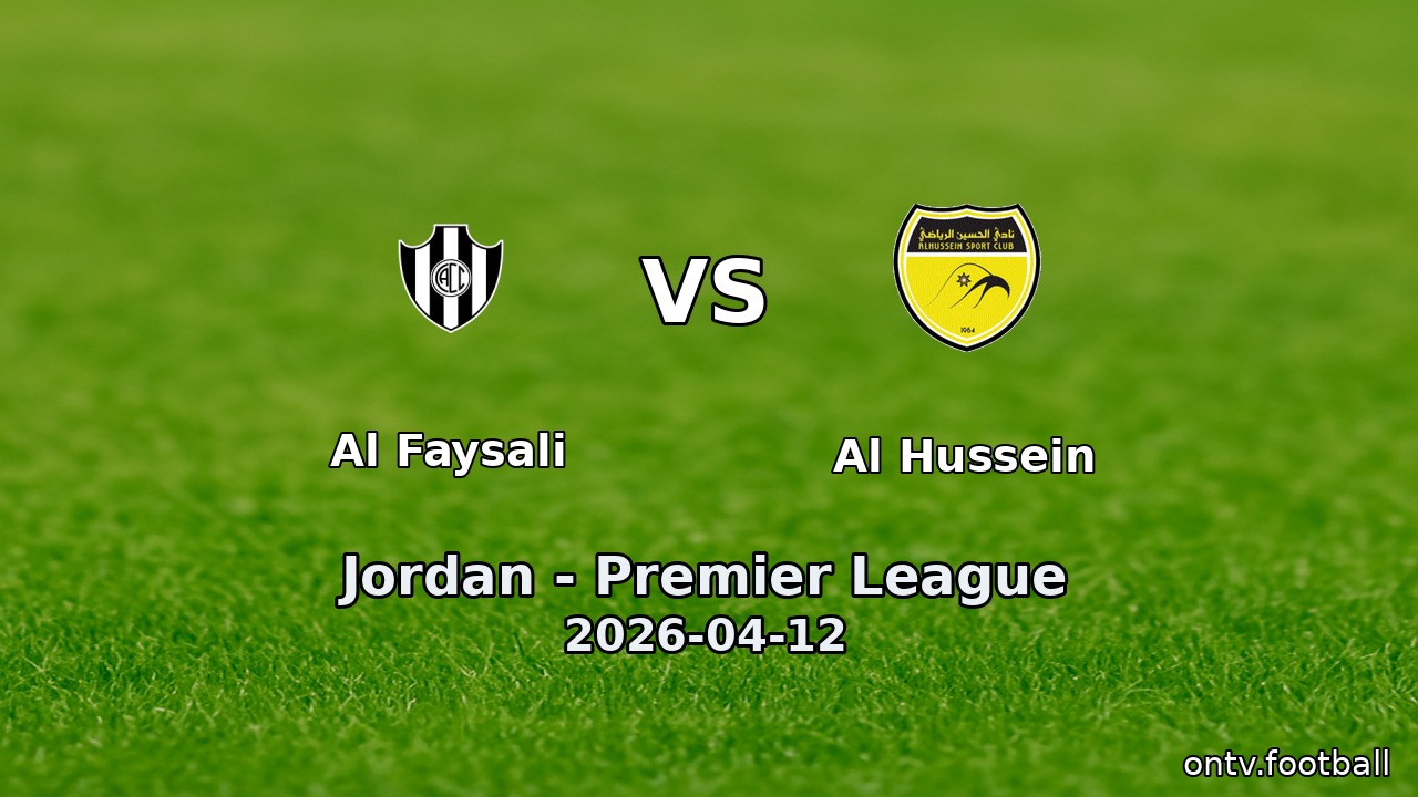 Al Faysali vs Al Hussein