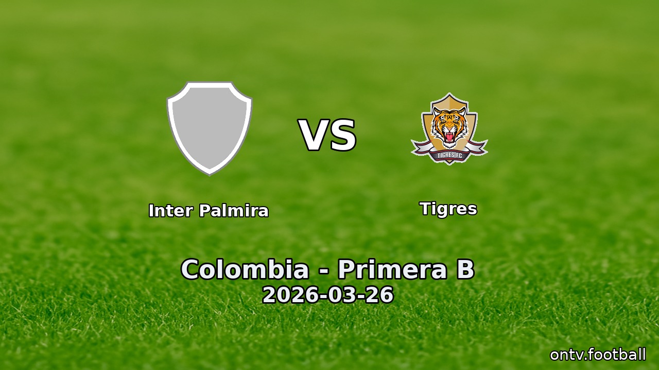 Inter Palmira vs Tigres