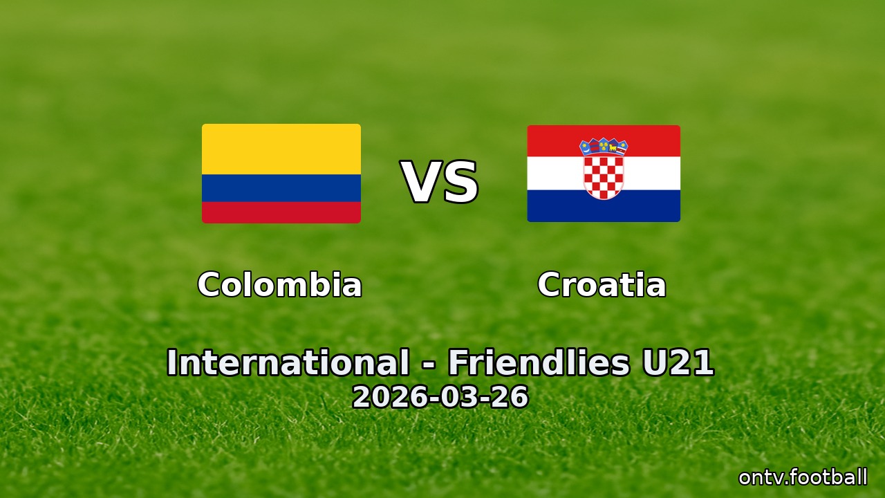 Colombia vs Croatia