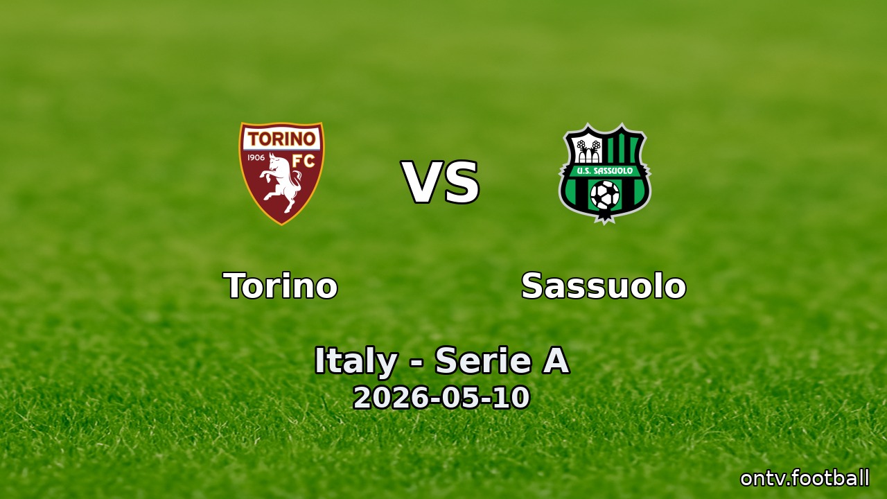 Torino vs Sassuolo