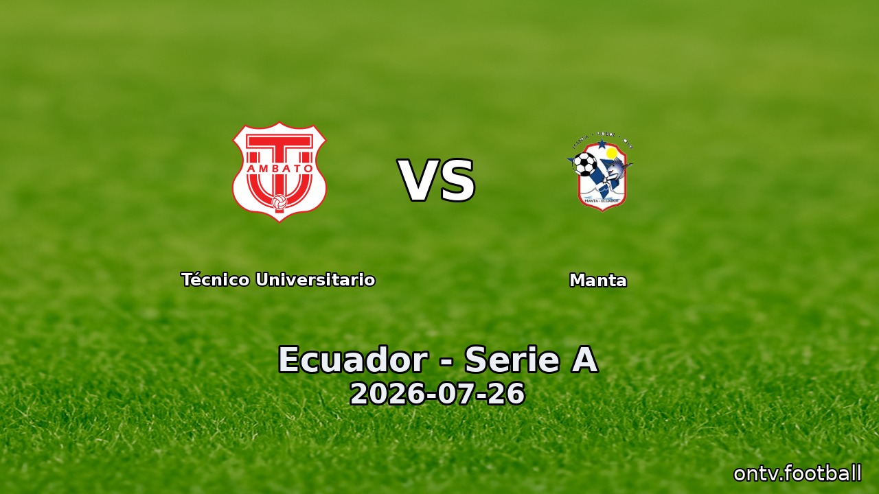 Técnico Universitario vs Manta