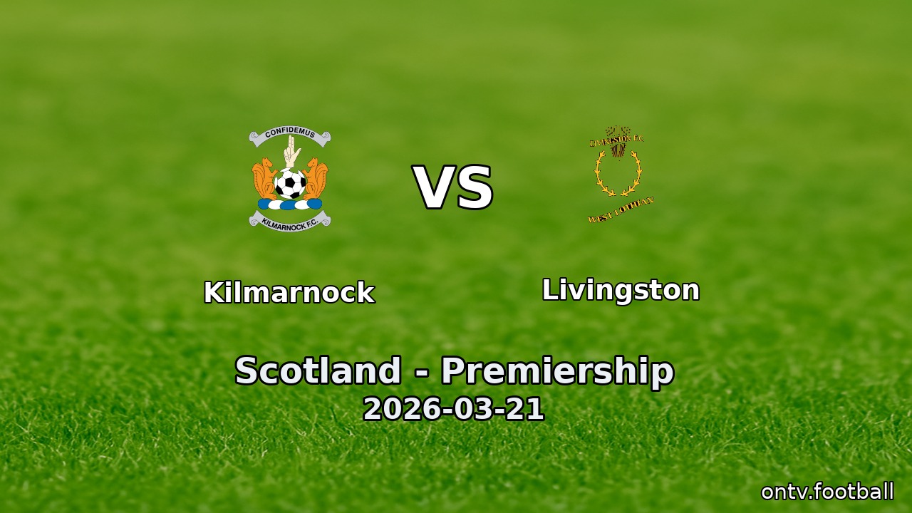 Kilmarnock vs Livingston