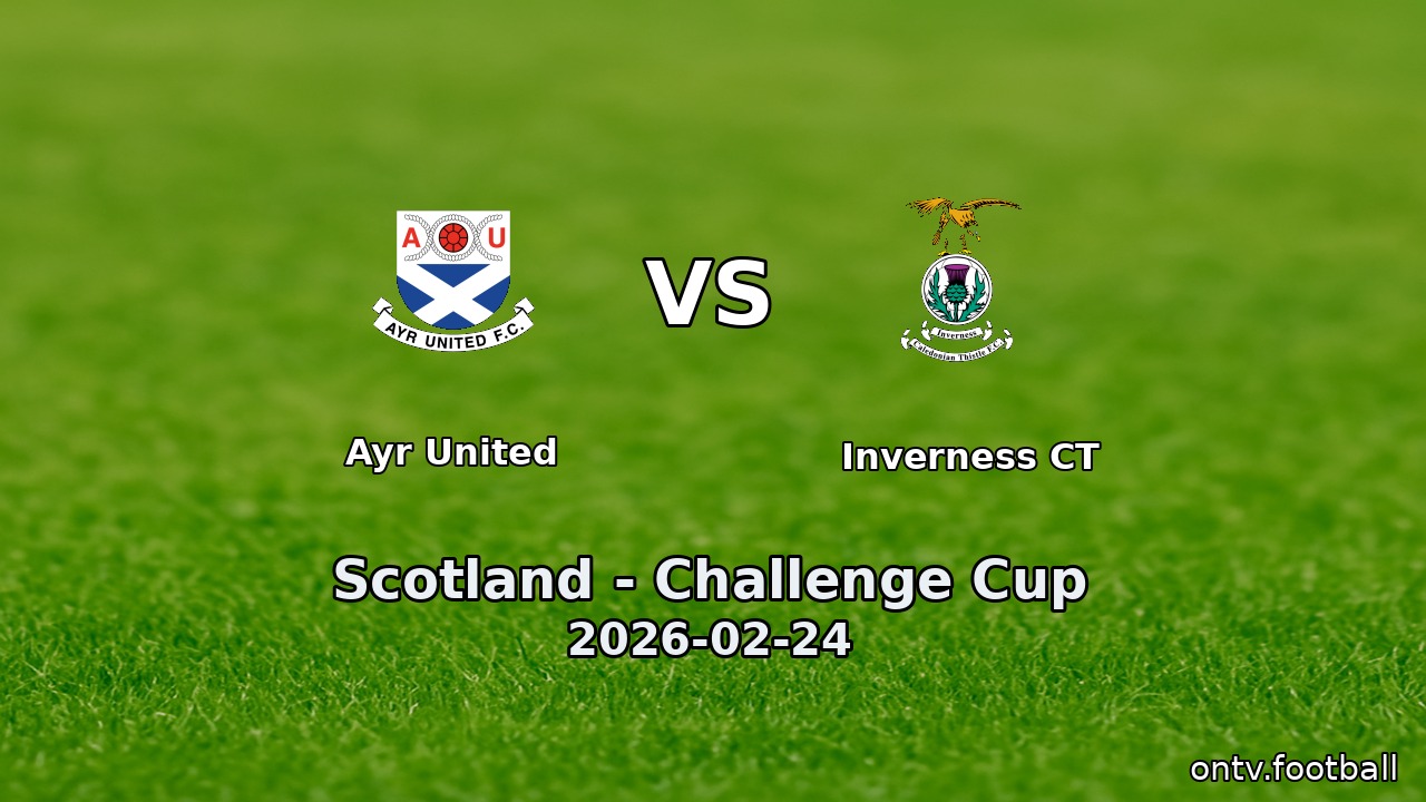 Ayr United vs Inverness CT