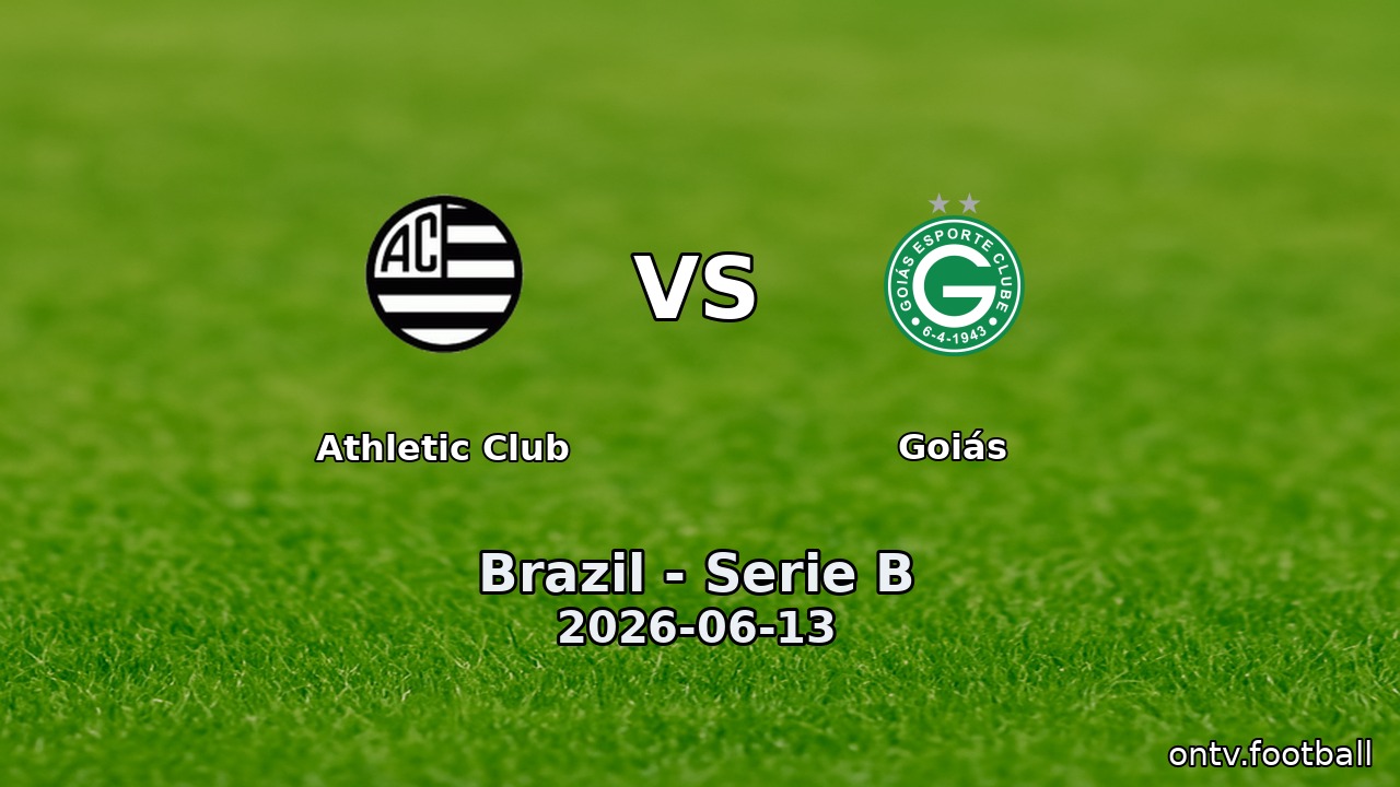 Athletic Club vs Goiás