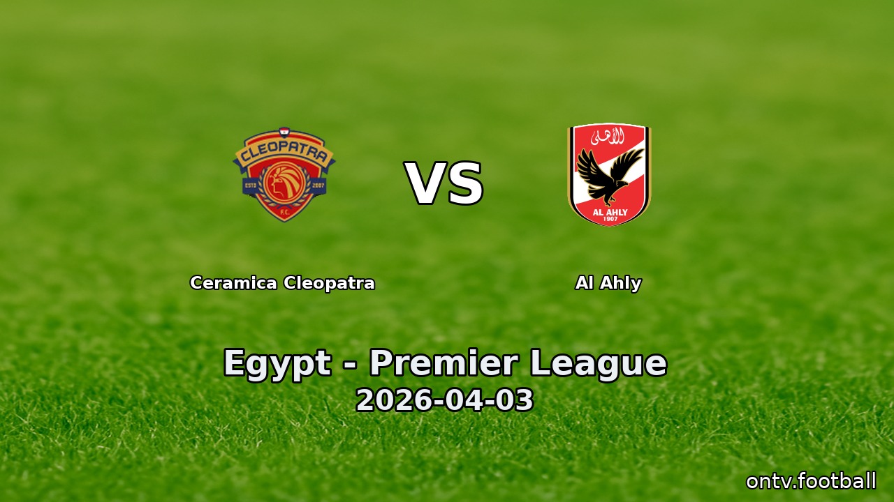 Ceramica Cleopatra vs Al Ahly