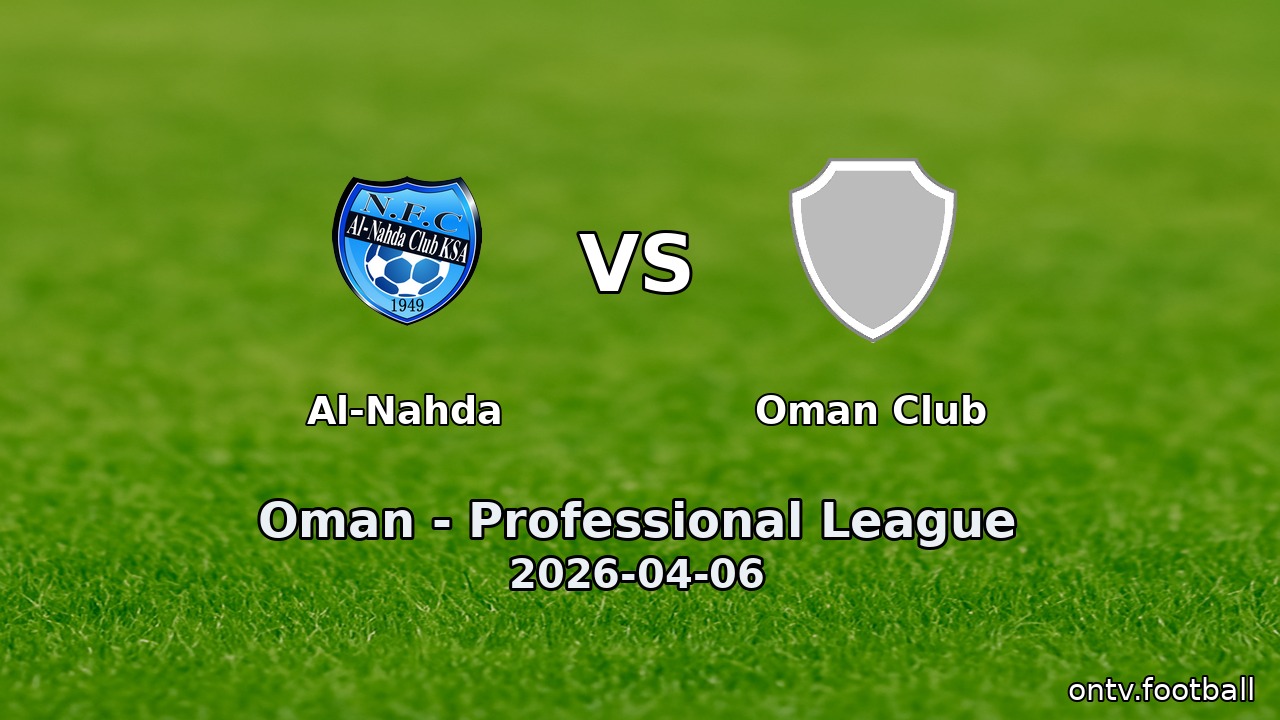 Al-Nahda vs Oman Club