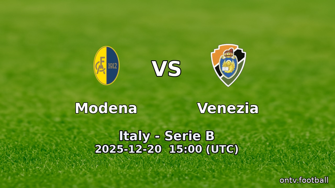 Modena vs Venezia