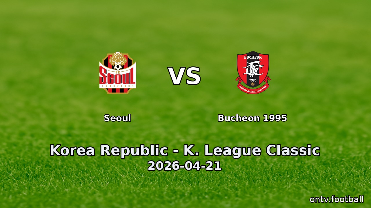 Seoul vs Bucheon 1995