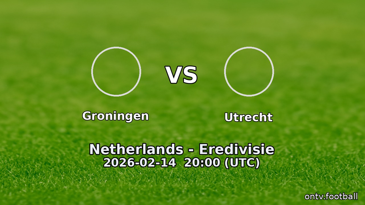 Groningen vs Utrecht