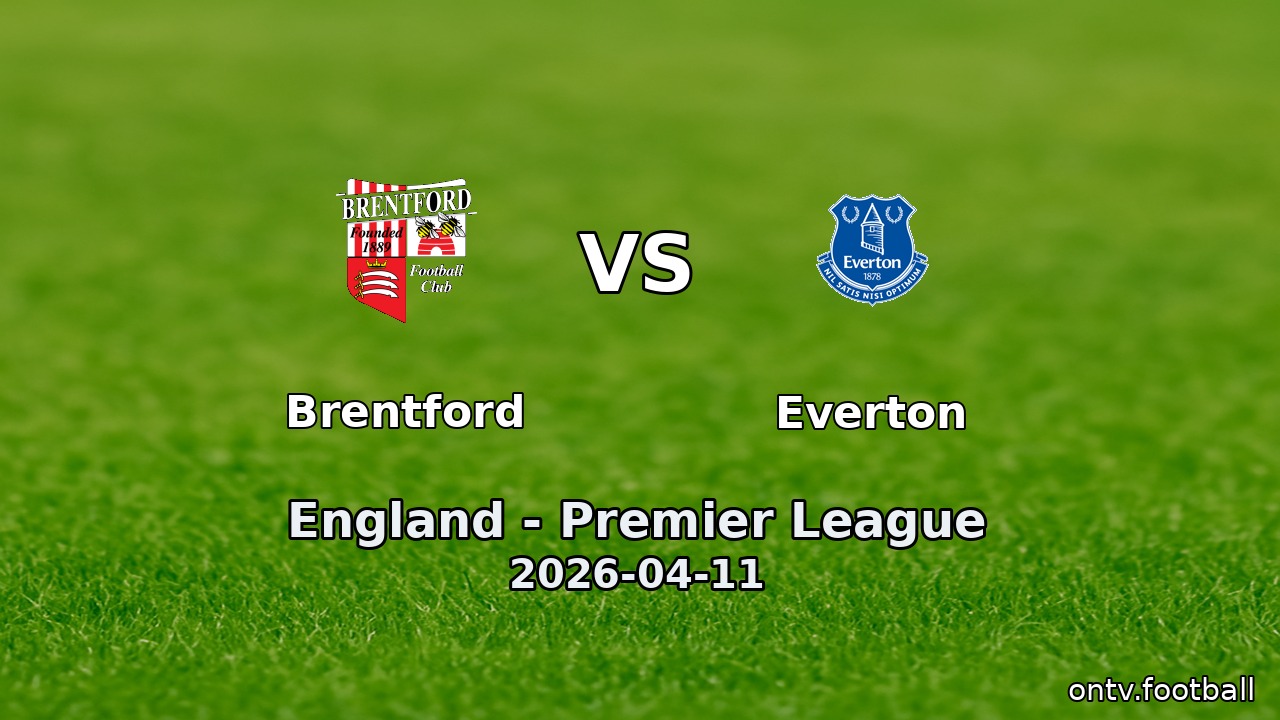 Brentford vs Everton