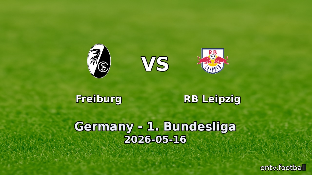 Freiburg vs RB Leipzig