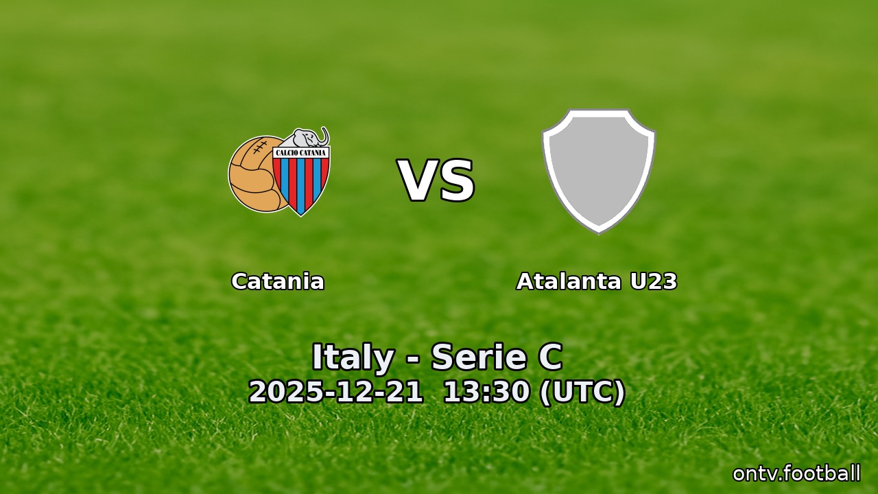 Catania vs Atalanta U23