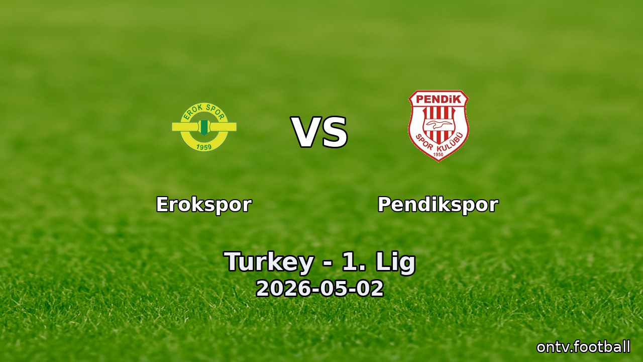Erokspor vs Pendikspor