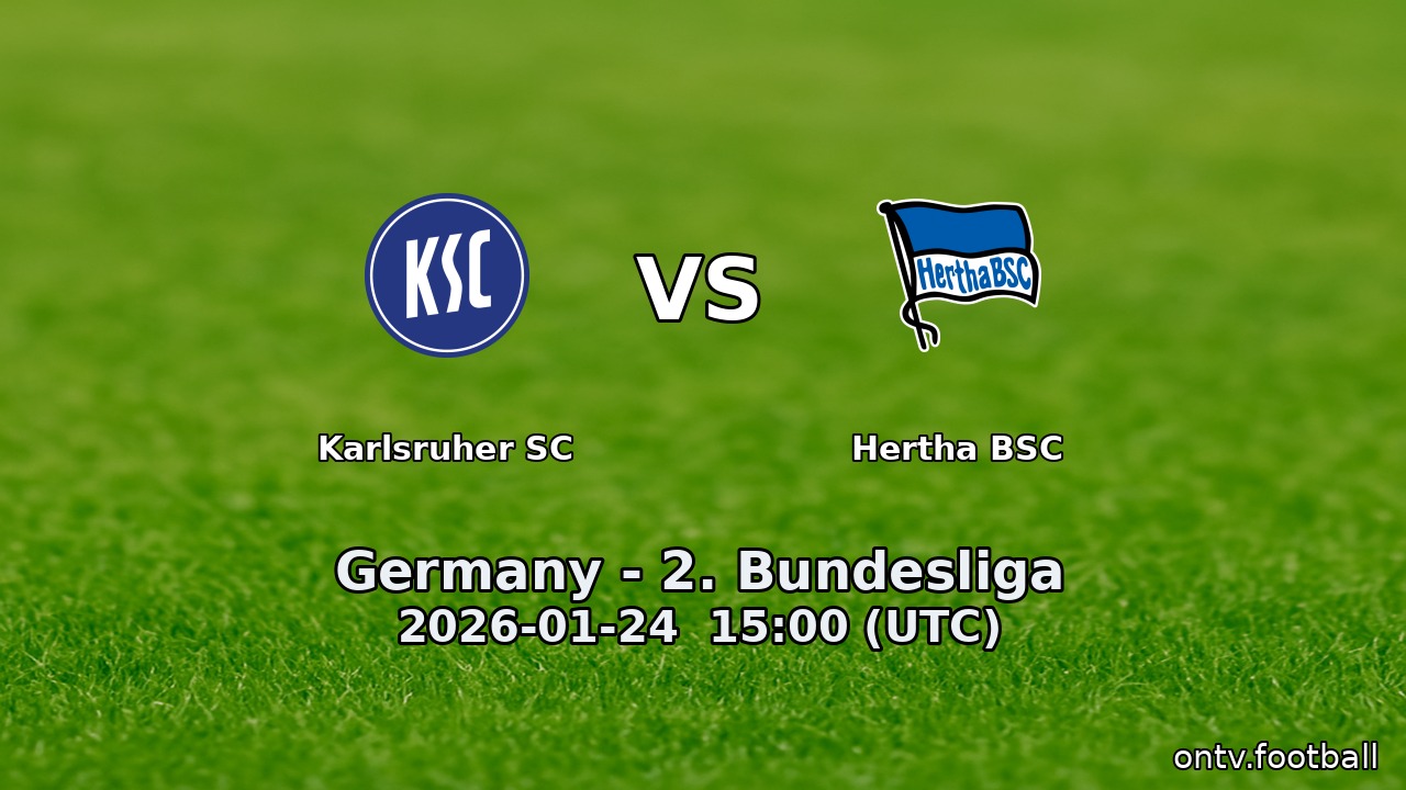 Karlsruher SC vs Hertha BSC