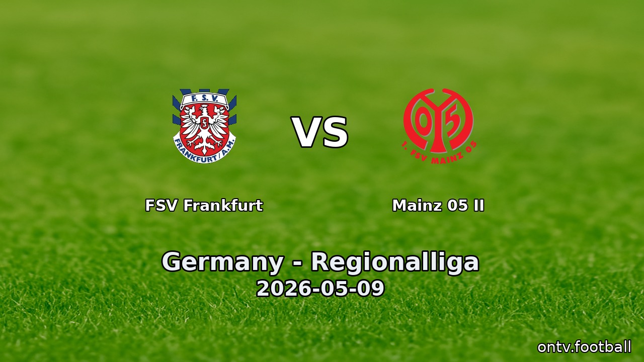 FSV Frankfurt vs Mainz 05 II