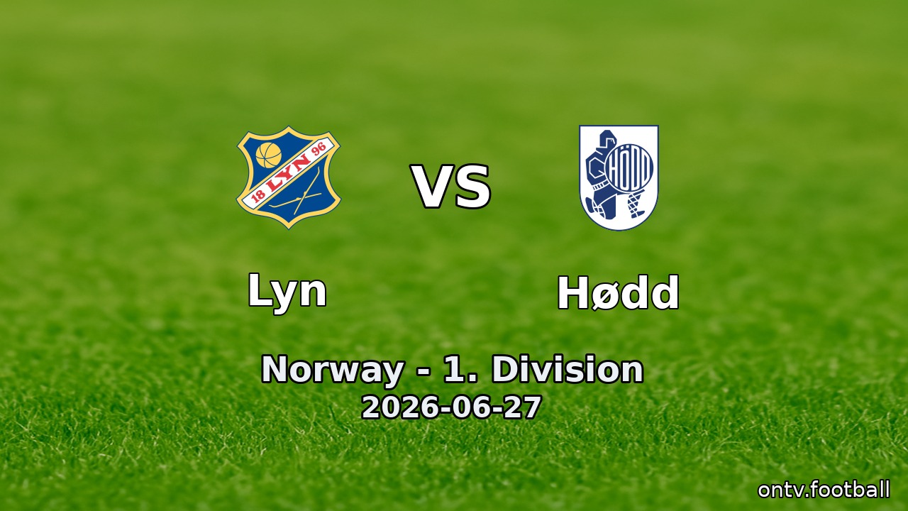 Lyn vs Hødd