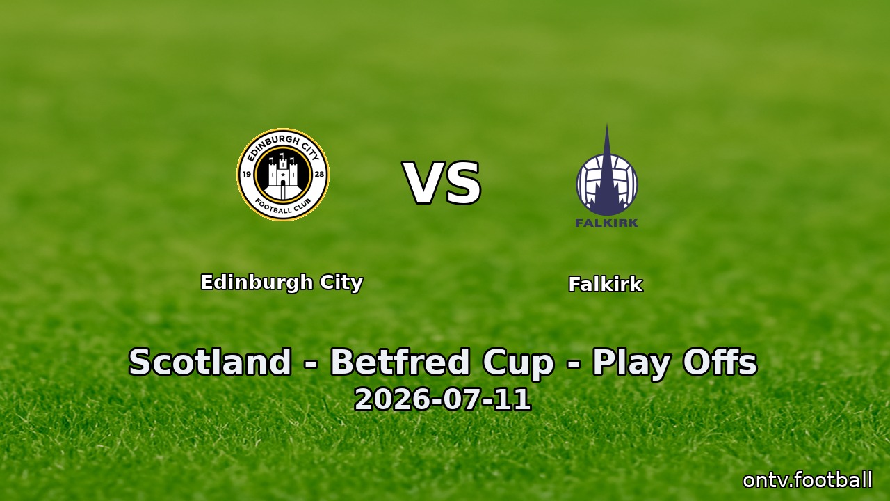 Edinburgh City vs Falkirk