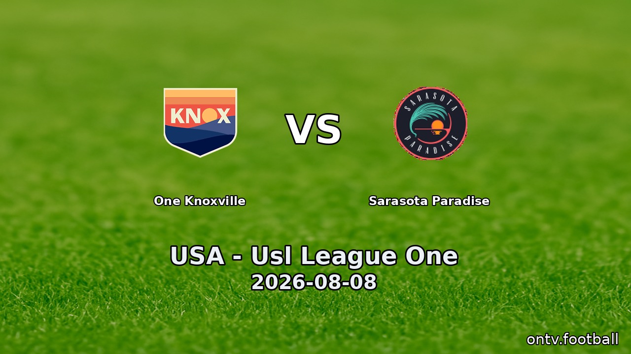 One Knoxville vs Sarasota Paradise