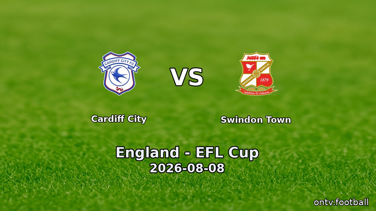 Cardiff City vs Swindon Town