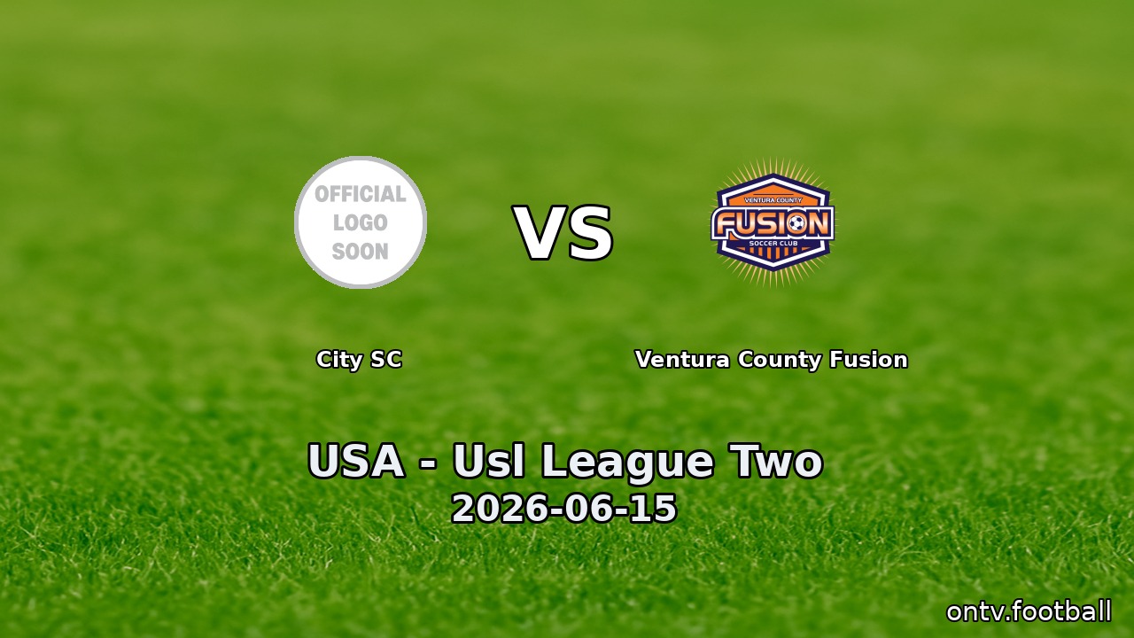 City SC vs Ventura County Fusion