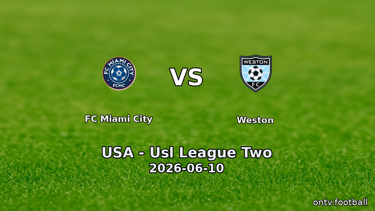 FC Miami City vs Weston