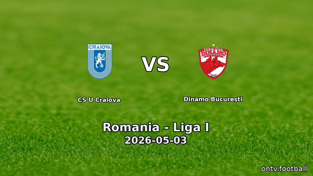CS U Craiova vs Dinamo Bucureşti