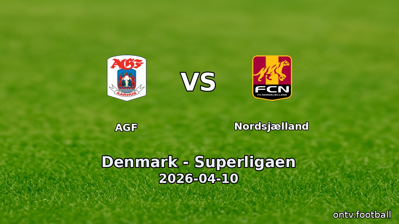 AGF vs Nordsjælland