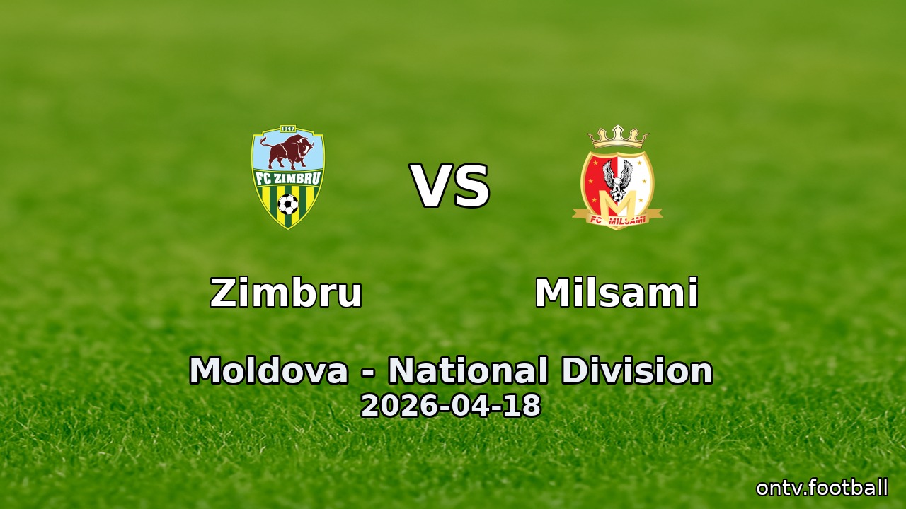 Zimbru vs Milsami