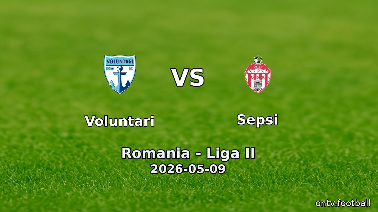 Voluntari vs Sepsi