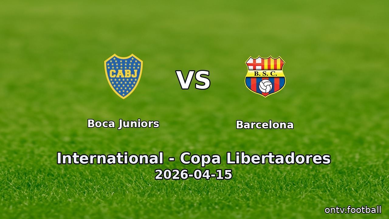 Boca Juniors vs Barcelona