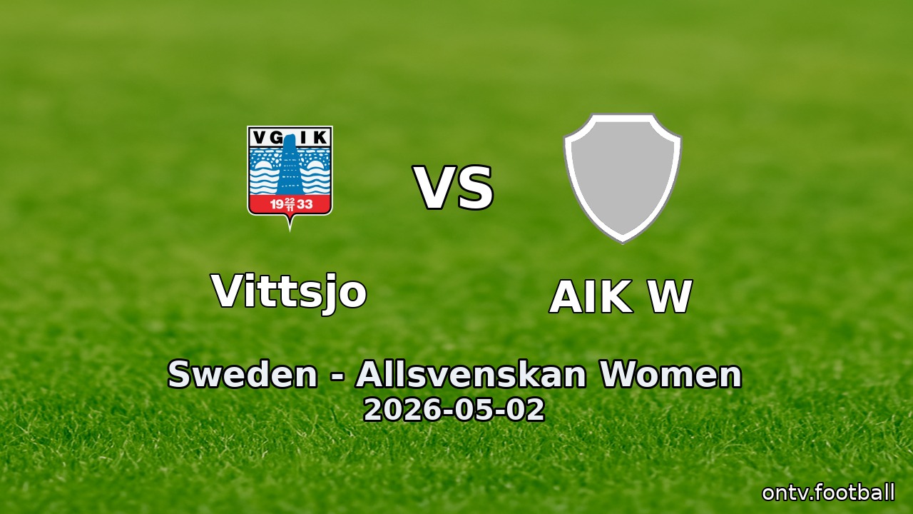 Vittsjo vs AIK W