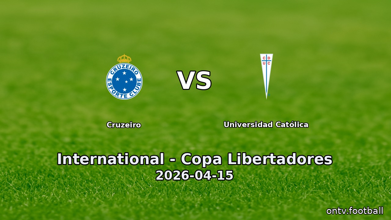Cruzeiro vs Universidad Católica